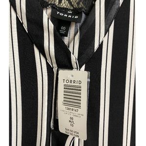 00 Torrid Striped Blouse